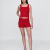 100 % Baumwolle, gehäkelte Easy-Shorts 100 % Baumwolle, gehäkelte Easy-Shorts