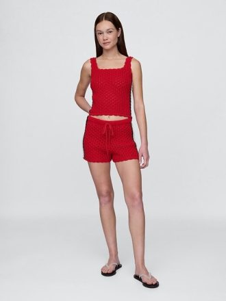 100 % Baumwolle, gehäkelte Easy-Shorts