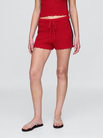 100 % Baumwolle, gehäkelte Easy-Shorts