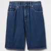 11″ lange Jeansshorts mit mittelhohem Bund 11″ lange Jeansshorts mit mittelhohem Bund