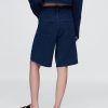 11″ Longline-Shorts aus French Terry-Denim mit mittlerer Leibhöhe