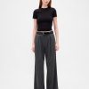 365 Bundfaltenhose aus gebürstetem Twill mit hohem Bund