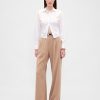 365 Bundfaltenhose aus gebürstetem Twill mit hohem Bund