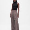 365 Bundfaltenhose aus gebürstetem Twill mit hohem Bund