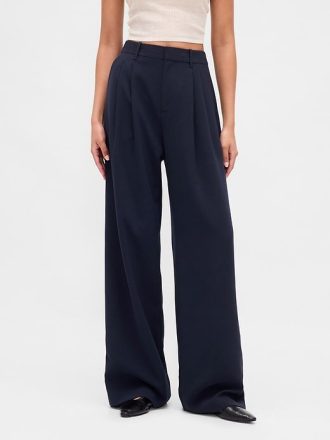 365 High Rise Bundfaltenhose