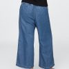 365 High Rise UltraSoft Denim-Knöchelhose mit Bundfalten