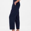 365 – Hoch geschnittene Hose aus gebürstetem Twill mit konischer Knöchelpartie