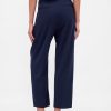 365 – Hoch geschnittene Hose aus gebürstetem Twill mit konischer Knöchelpartie