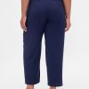 365 – Hoch geschnittene Hose aus gebürstetem Twill mit konischer Knöchelpartie