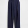 365 – Hoch geschnittene Hose aus gebürstetem Twill mit konischer Knöchelpartie