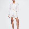365 Shorts aus Leinenmischung mit hohem Bund 365 Shorts aus Leinenmischung mit hohem Bund