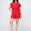 365 Shorts aus Leinenmischung mit hohem Bund 365 Shorts aus Leinenmischung mit hohem Bund