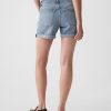 5″ Girlfriend-Jeansshorts mit mittlerer Leibhöhe 5″ Girlfriend-Jeansshorts mit mittlerer Leibhöhe