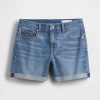5″ Girlfriend-Jeansshorts mit mittlerer Leibhöhe 5″ Girlfriend-Jeansshorts mit mittlerer Leibhöhe
