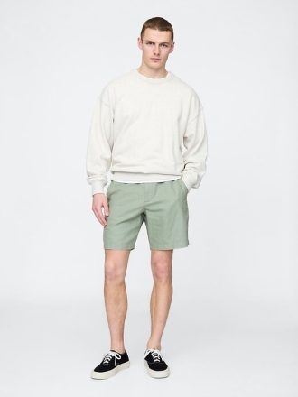8″ Shorts aus Leinen-Baumwolle