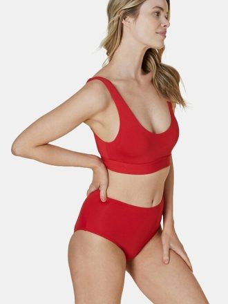 Andie Bikinihose mit hoher Taille