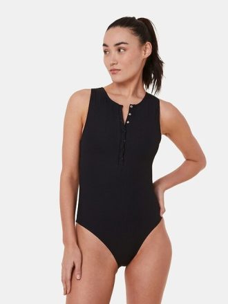 Andie Malibu – Gerippter klassischer Einteiler