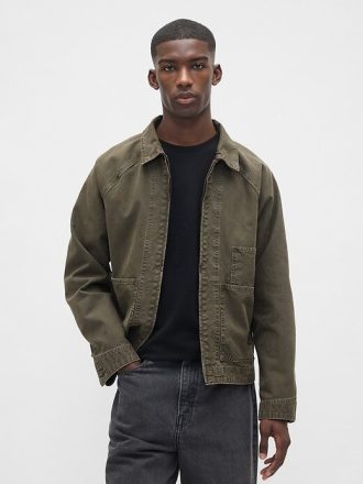 Arbeitsjacke aus Canvas-Denim