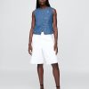 Asymmetrische Jeansweste Asymmetrische Jeansweste