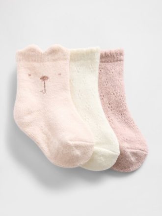 Baby CashSoft Crew Socken (3er-Pack)