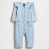 Baby-Jeans-Einteiler mit Herztasche Baby-Jeans-Einteiler mit Herztasche