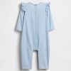 Baby-Jeans-Einteiler mit Herztasche Baby-Jeans-Einteiler mit Herztasche