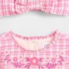Baby-Kleiderset mit Vichy-Karomuster Baby-Kleiderset mit Vichy-Karomuster