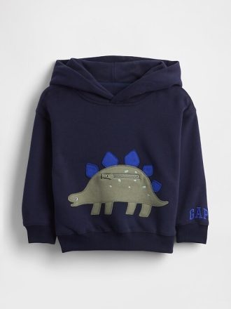 Baby & Kleinkind VintageSoft Dino-Pocket Hoodie