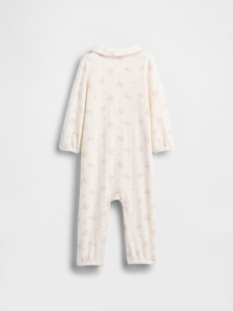 Baby Softspun Pointelle Einteiler ohne Füße