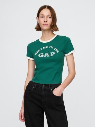 Baby-T-Shirt aus Baumwolljersey mit Logo