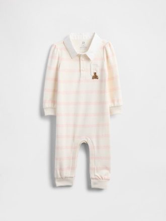 Baby VintageSoft Varsity Bärenlogo Einteiler