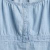 Babydoll-Oberteil aus Denim für Kinder