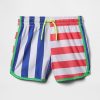 Badehose aus recyceltem Material mit Delfinsaum für Babys und Kleinkinder