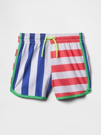Badehose aus recyceltem Material mit Delfinsaum für Babys und Kleinkinder