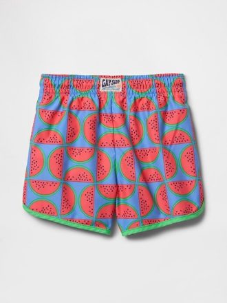 Badehose aus recyceltem Material mit Delfinsaum für Babys und Kleinkinder