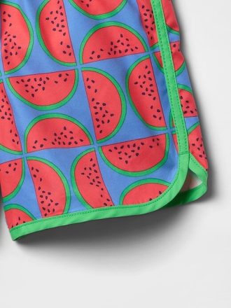 Badehose aus recyceltem Material mit Delfinsaum für Babys und Kleinkinder