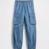 Baggy-Cargo-Jogginghose aus Denim für Kinder Baggy-Cargo-Jogginghose aus Denim für Kinder