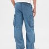 Baggy-Cargo-Jogginghose aus Denim für Kinder Baggy-Cargo-Jogginghose aus Denim für Kinder