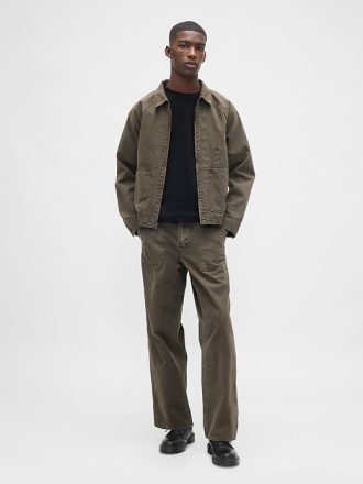 Baggy-Carpenter-Jeans aus Canvas
