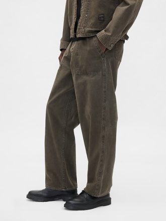 Baggy-Carpenter-Jeans aus Canvas