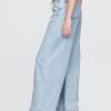 Baggy-Hose aus ultraweichem Denim mit mittlerer Leibhöhe Baggy-Hose aus ultraweichem Denim mit mittlerer Leibhöhe