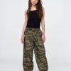 Baggy-Jogginghose aus Popeline für Kinder Baggy-Jogginghose aus Popeline für Kinder