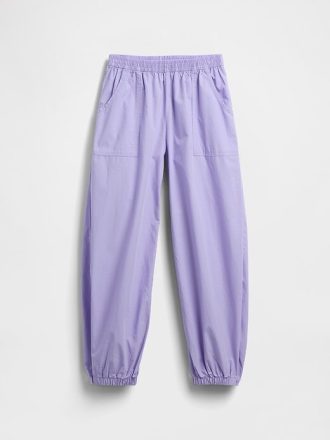 Baggy-Jogginghose aus Popeline für Kinder