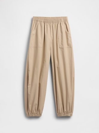 Baggy-Jogginghose aus Popeline für Kinder