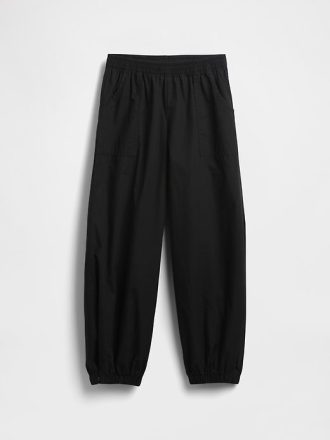 Baggy-Jogginghose aus Popeline für Kinder