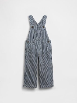 Baggy-Latzhose aus Denim mit Streifen für Babys und Kleinkinder