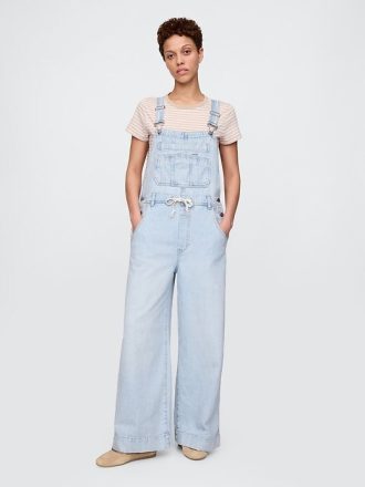 Baggy-Overall aus ultraweichem Denim