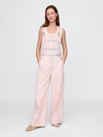 Baggy-Overall aus ultraweichem Denim