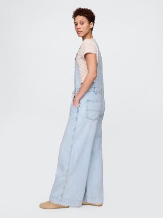 Baggy-Overall aus ultraweichem Denim
