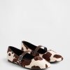 Ballerinas aus Kalbshaar mit Kuhprint Ballerinas aus Kalbshaar mit Kuhprint